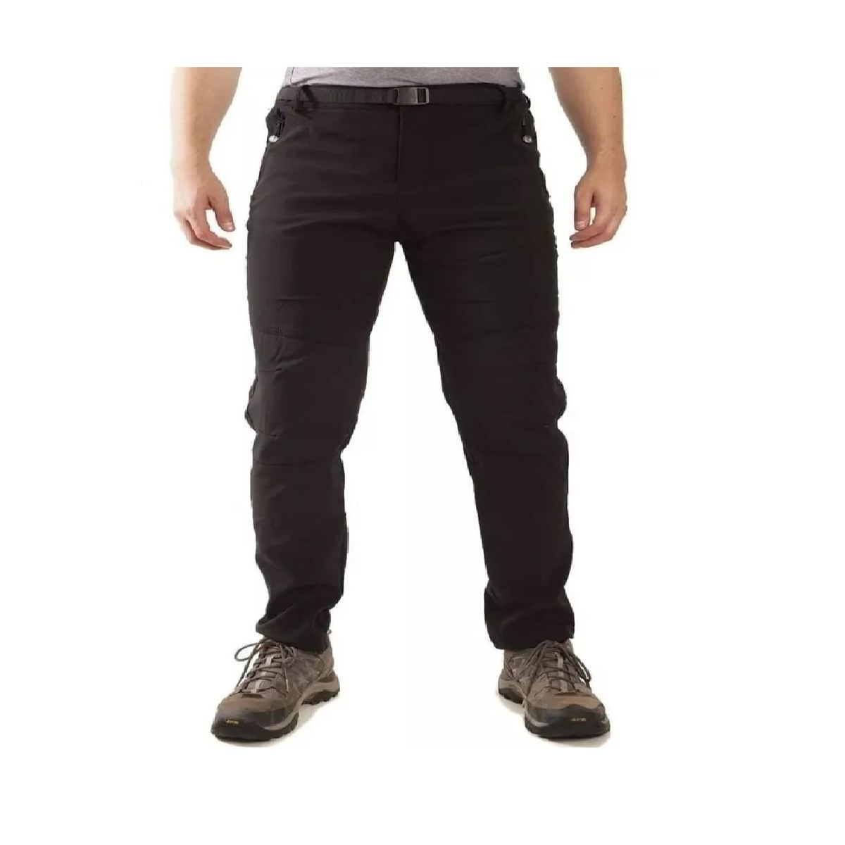 GENERICO - Pantalon Softshell Hombre Termico Impermeable Para Nieve Negro
