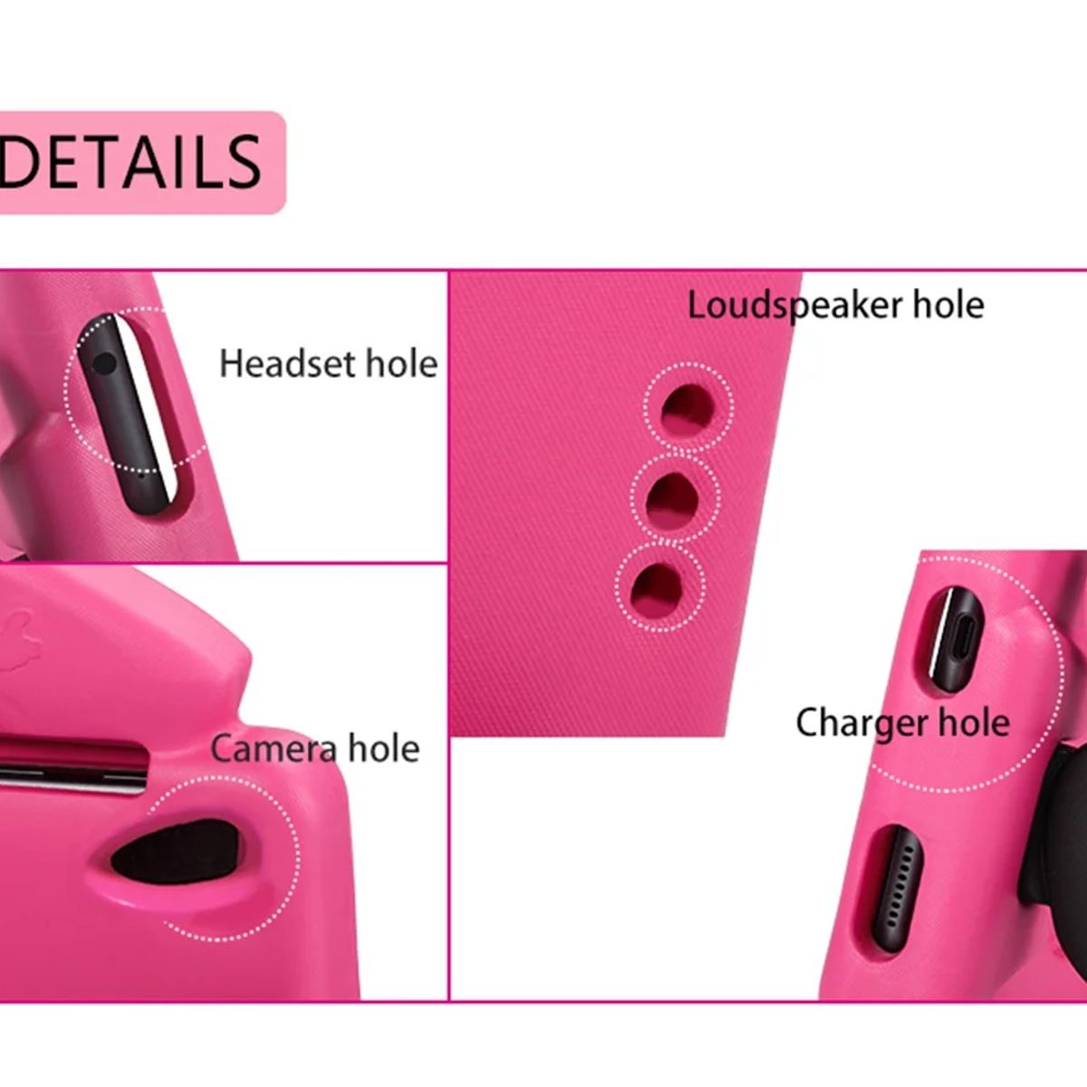 GENERICO - Carcasa Funda antigolpe niño Para Lenovo tab M10 101 X306F /Eva Fucsia