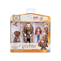 WIZARDING WORLD - Pack 2 Figuras Harry Potter - Hermione Y Hagrid