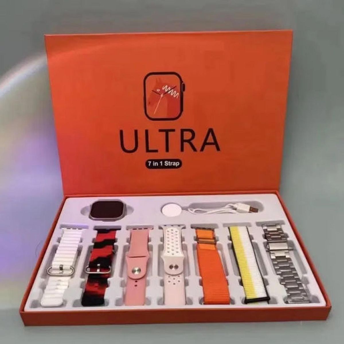 UNIVERSAL - Reloj Inteligente Smartwatch 7 en 1 Rosado