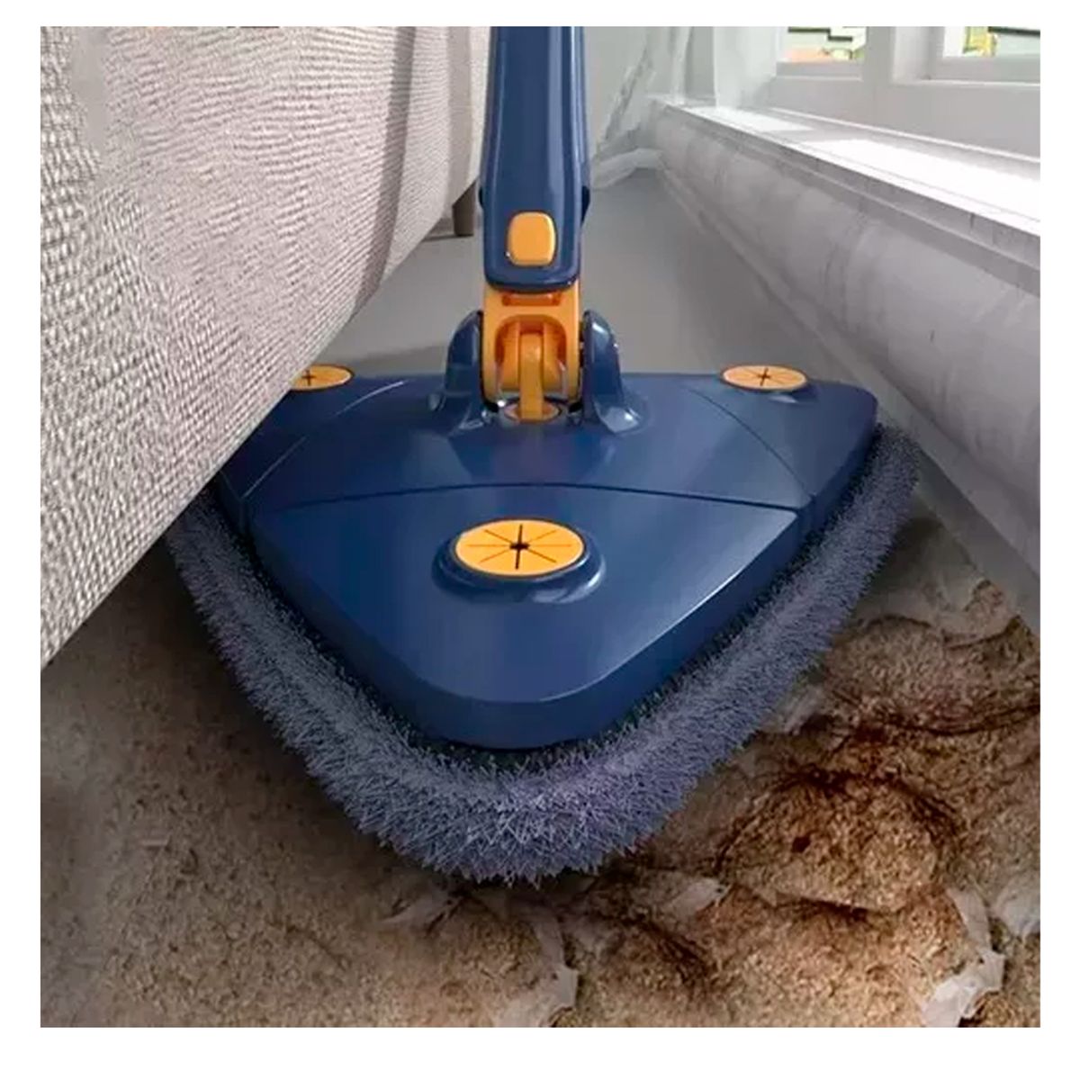 GENERICO - Mopa Trapeadora Escurrible Triangular 360° Automatico Pro