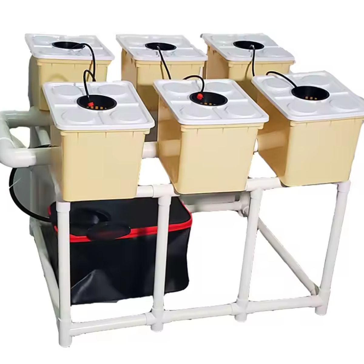 GENERICO - Sistema Hidropónico Dutch De 6 Cubos