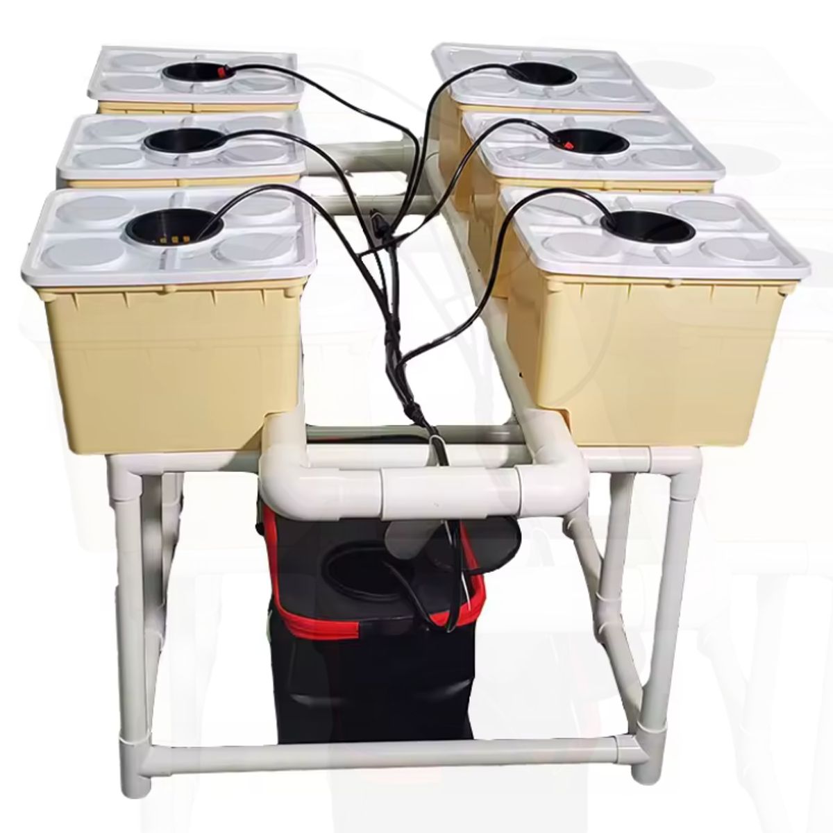 GENERICO - Sistema Hidropónico Dutch De 6 Cubos