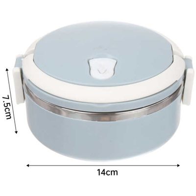 Imagen 2 del producto Contenedor Taper Hermetico Plastico Metal De Almuerzo