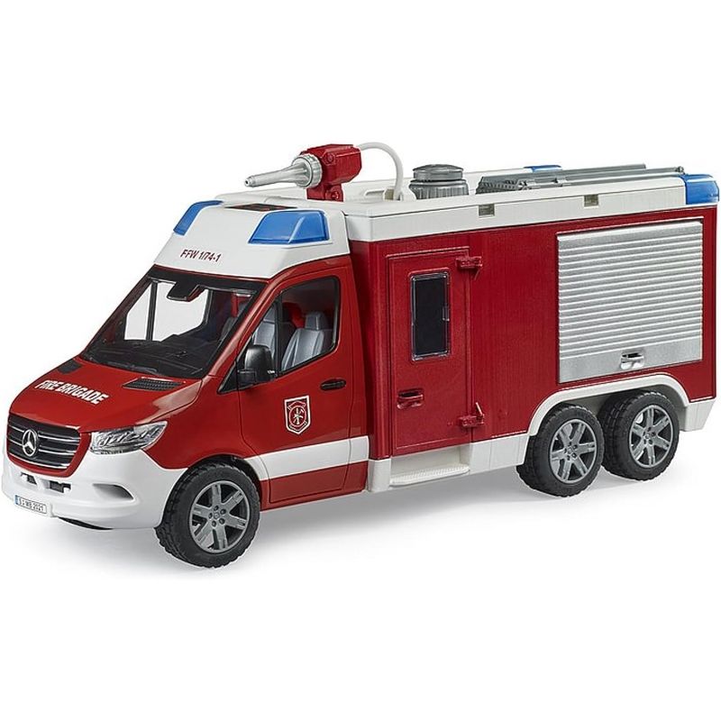 BRUDER - BRUDER 02680 MB SPRINTER FIRE ENGINE WITH LIGHT + SOUND