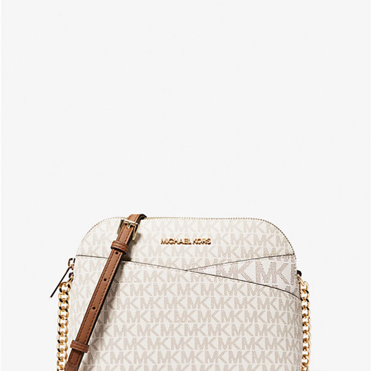 MICHAEL KORS - Michael Kors Crosboddy Bandolera Jet Set Travel Medium Dome Vainilla