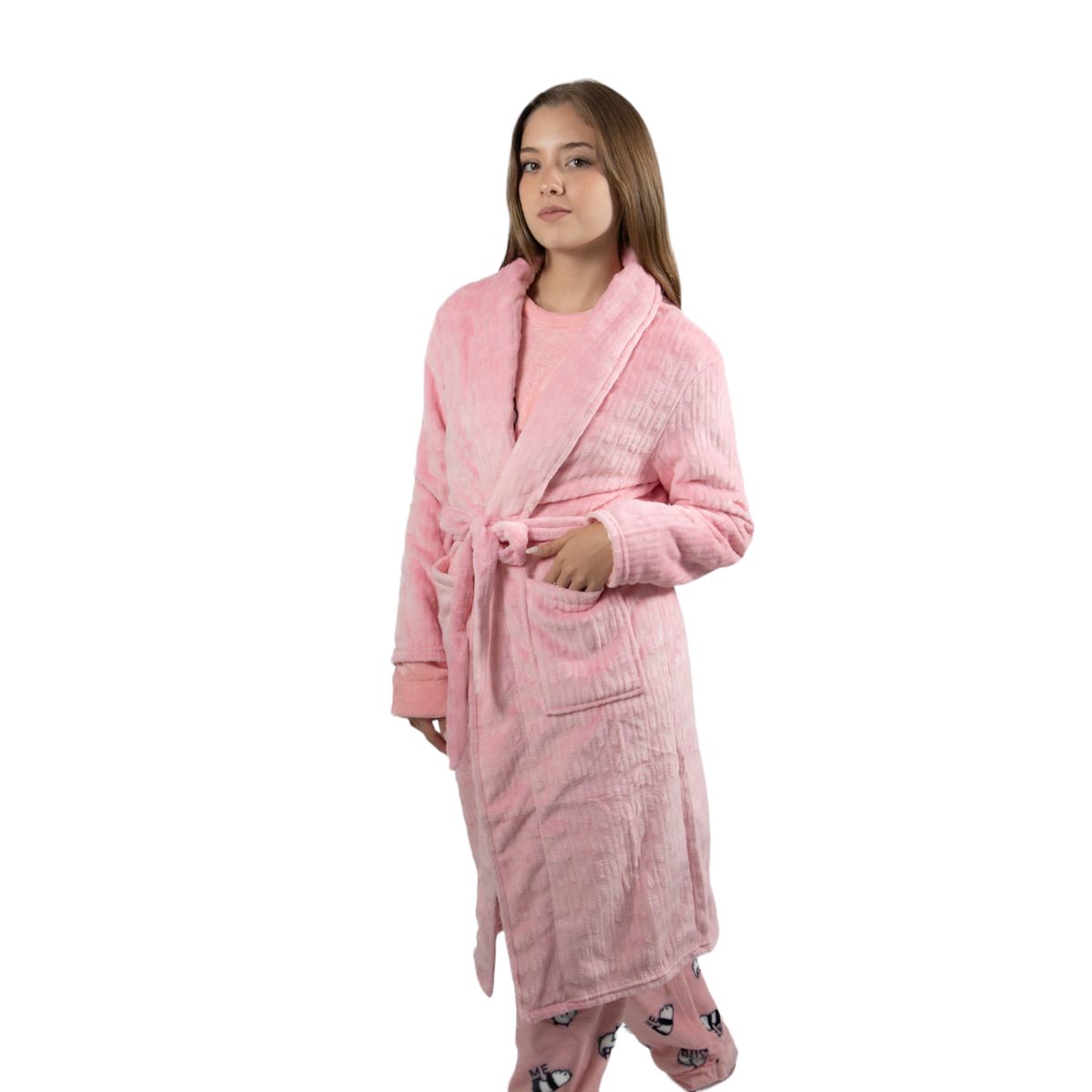 MEDIA LUNA - Bata de Levantarse Polar de Mujer