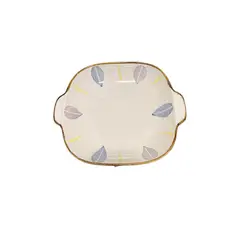 GENERICO - Pack 4 Plato Sopero Hondo Decorativo Diseño Flor Con Asas