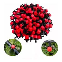 Pack 100 Gotero Ajustable 0-70 L/h Verde