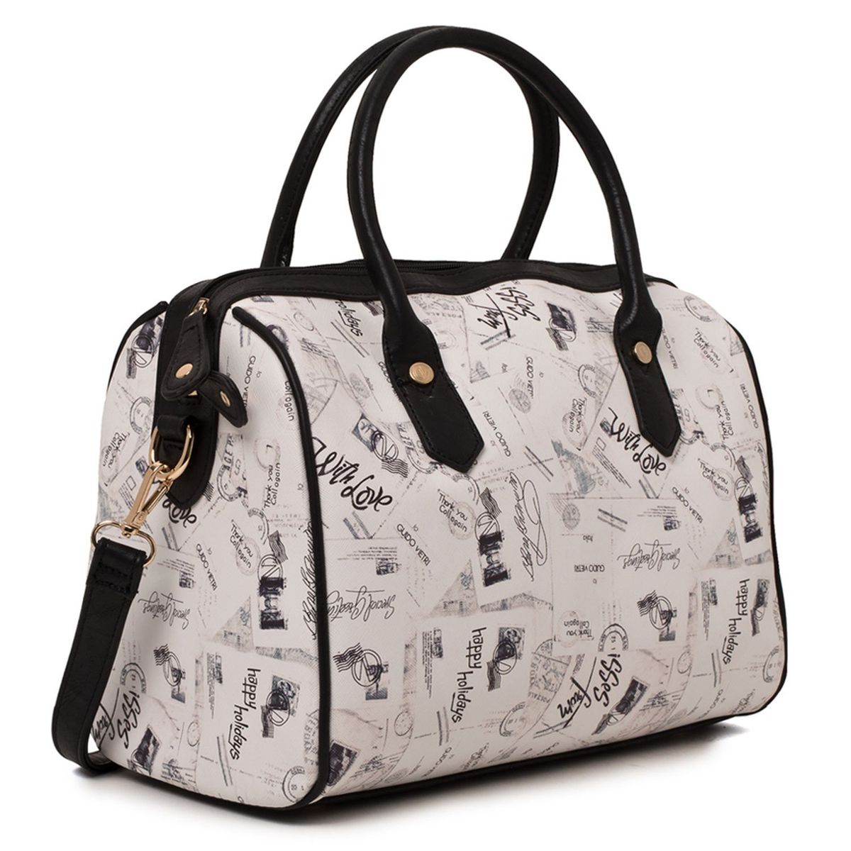 GUIDO VIETRI - Cartera de Hombro - Guido Vietri- bicolor blanco