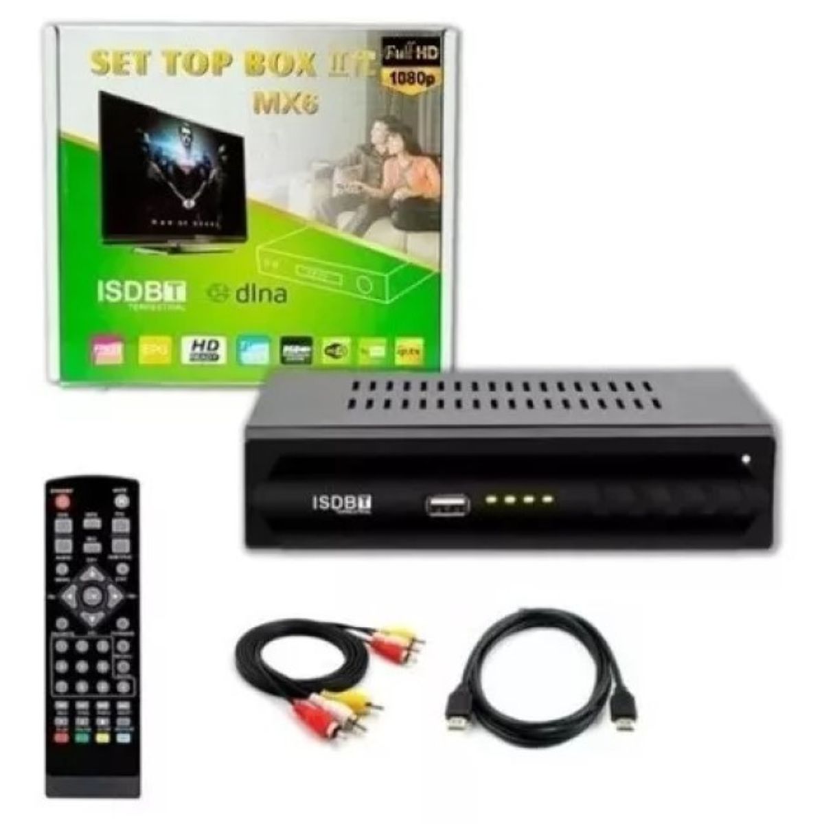 SMARTY - Sintonizador Tv Digital Hd ISDBT Para Televisores Antiguos