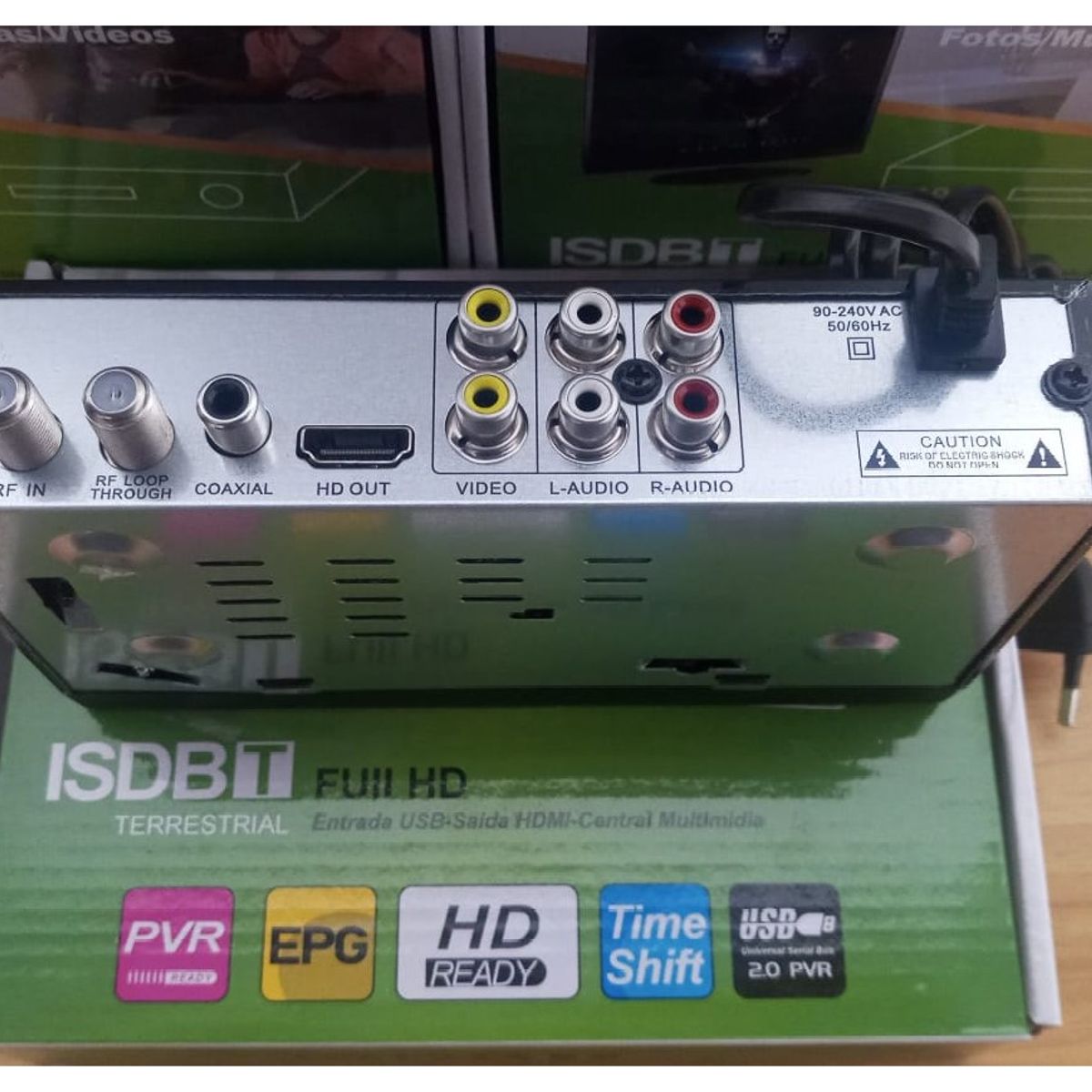 SMARTY - Sintonizador Tv Digital Hd ISDBT Para Televisores Antiguos