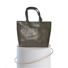 GIANI BERNINI - Cartera Tote - Gris Topo