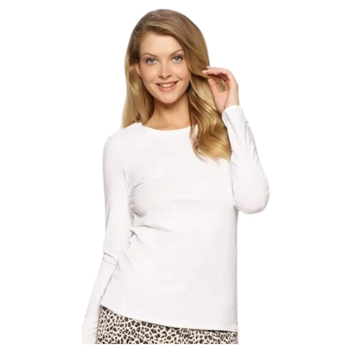 UTILISIMO - Pack 2 Camisetas Manga Larga Bambú Mujer Primera Capa