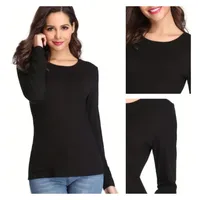 Pack 3 Camisetas Manga Larga Polar Mujer Primera Capa