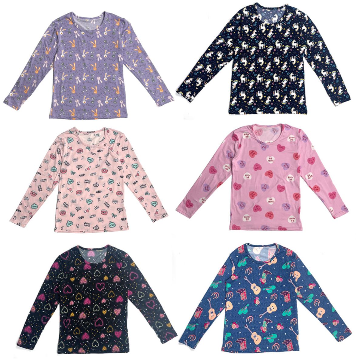 UTILISIMO - Pack 1 Camiseta Primera Capa Invierno Niña Polera Polar