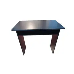 GENERICO - Escritorio Melamina Negro mate 80cm largo