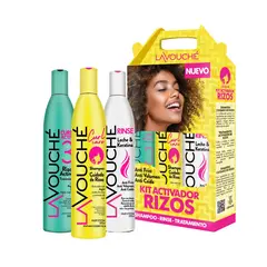 GENERICO - Kit Activador de Rizos 900ml Lavouche Rizos Suave Y Fluido