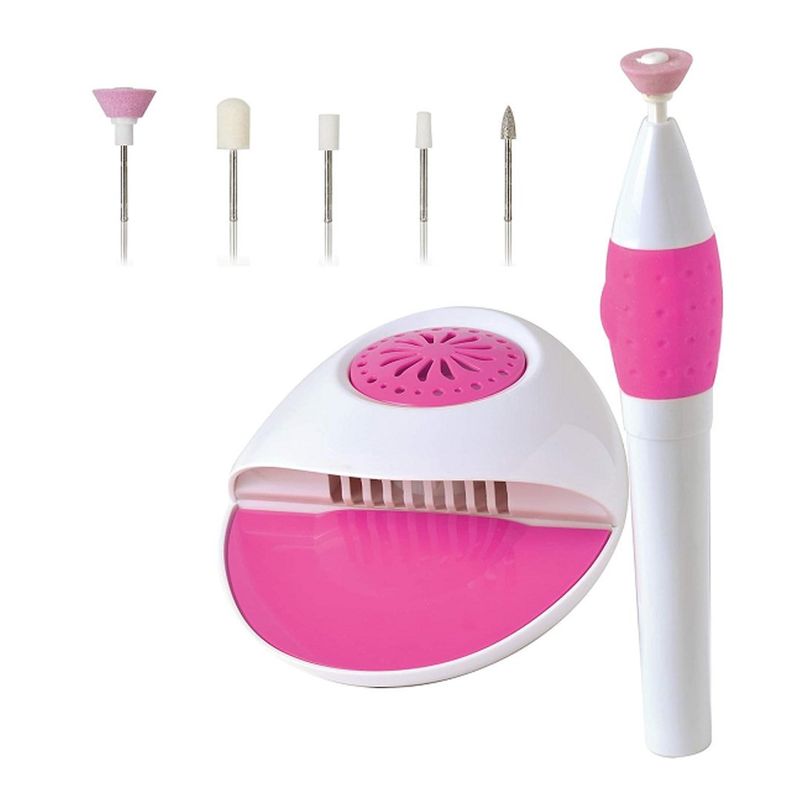 GENERICO - Kit de Cuidado de Uñas Profesional Lima Electrica + Luz UV