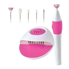 GENERICO - Kit de Cuidado de Uñas Profesional Lima Electrica + Luz UV