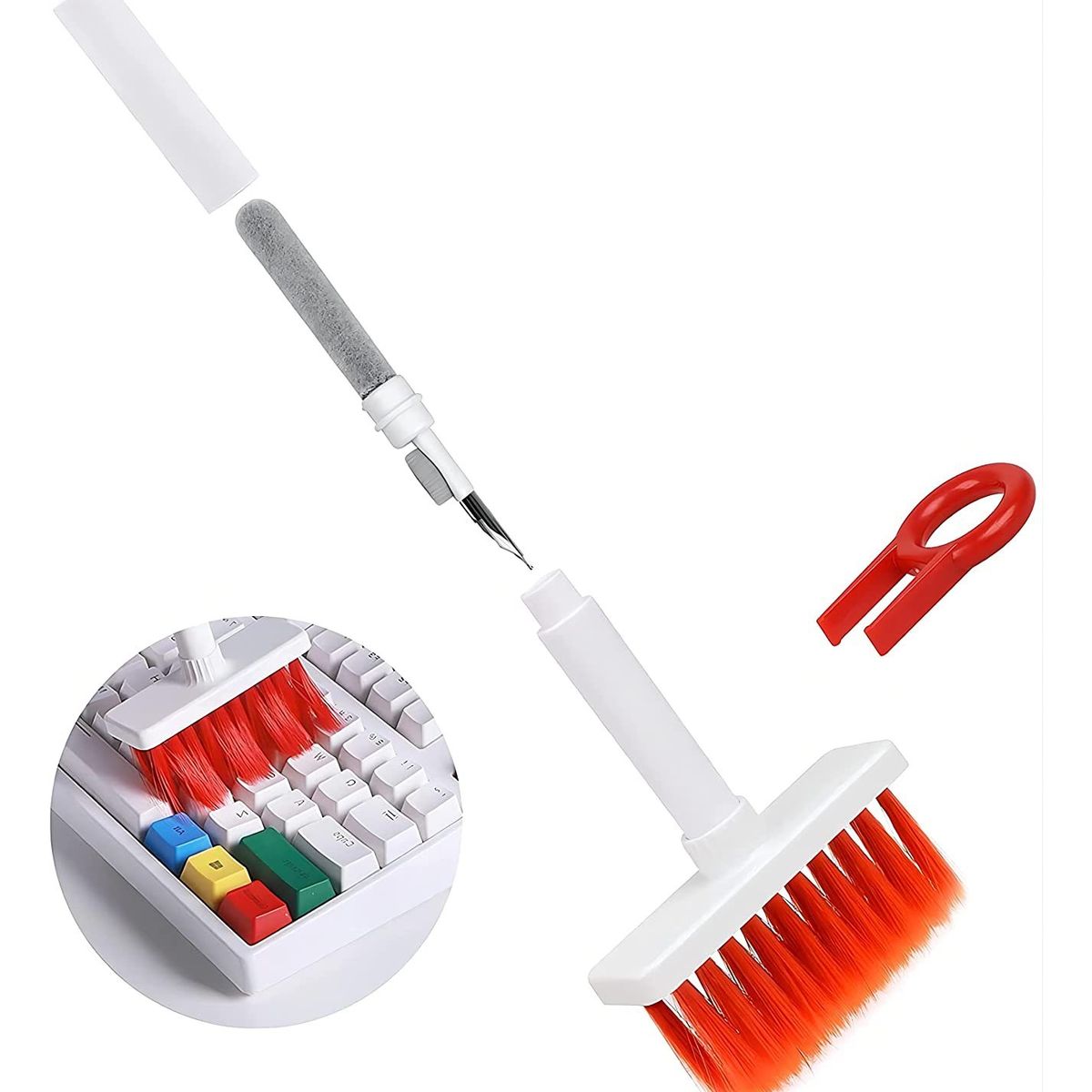 ZG STORE - Cepillo Limpieza De Teclado Pc Audifonos 5 En 1