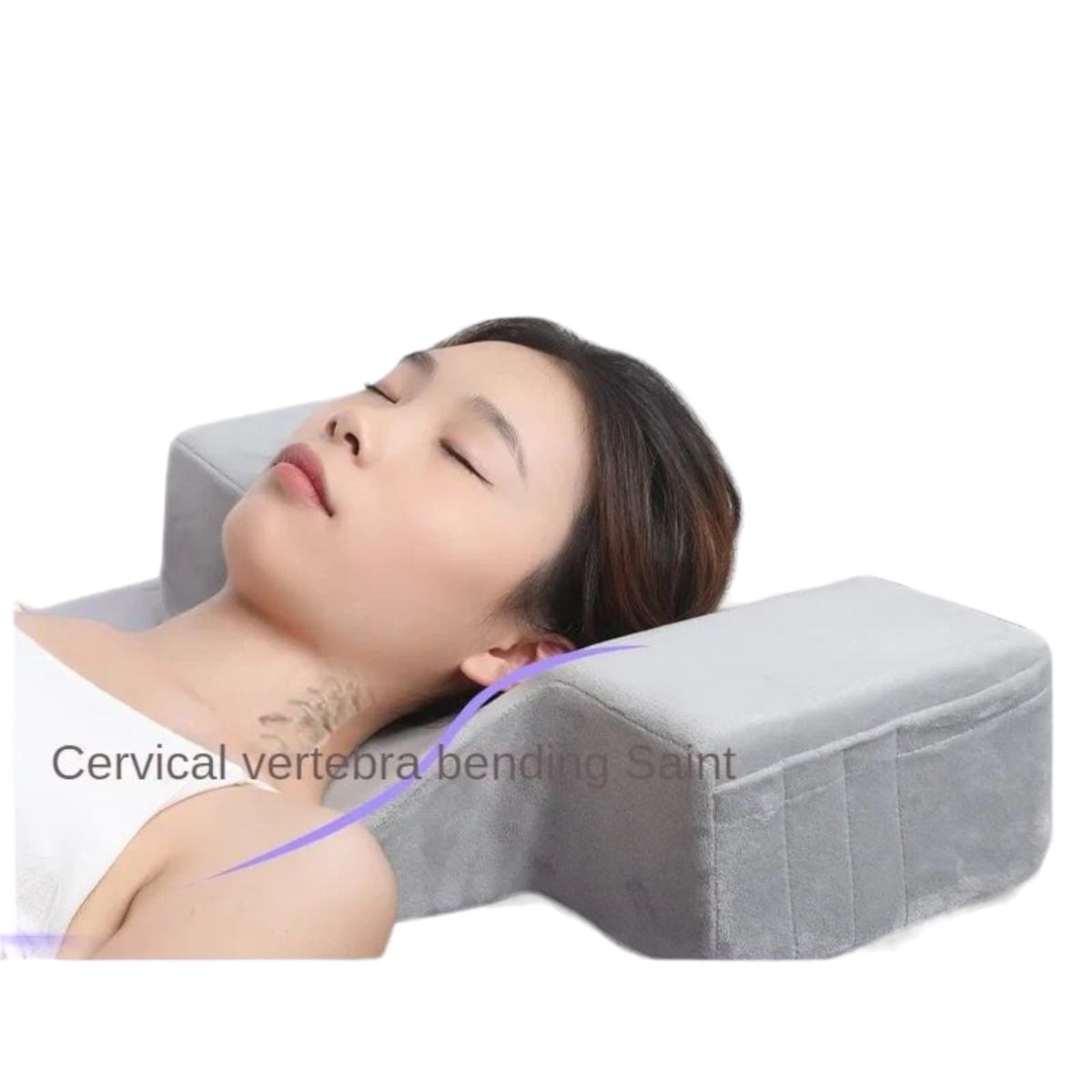 GENERICO - Almohada Para Extensiones De Pestañas Con Reposa Cuello NEGRO