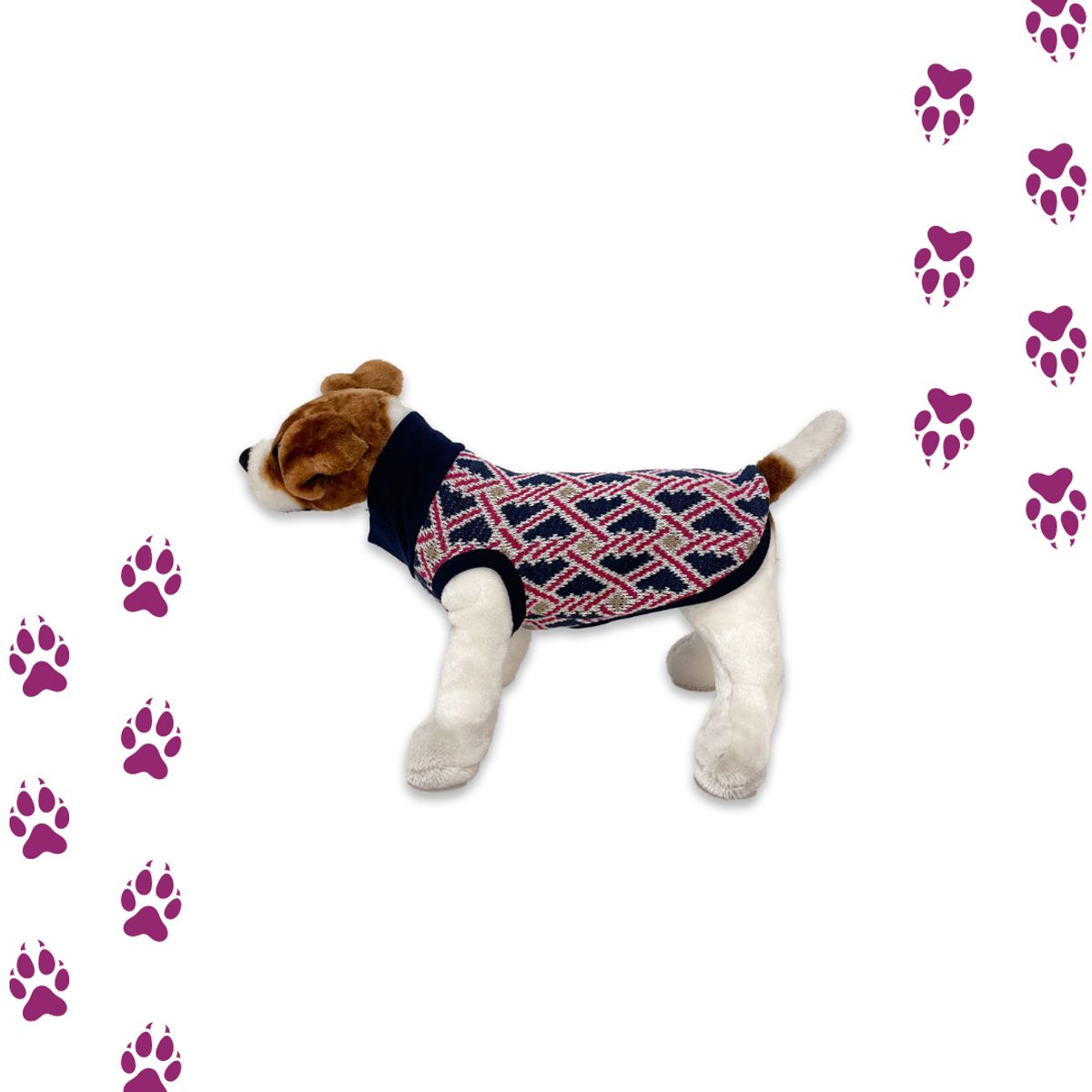 KIMBA - CHALECO MASCOTA –  NEGRO TRAMA TALLA  S