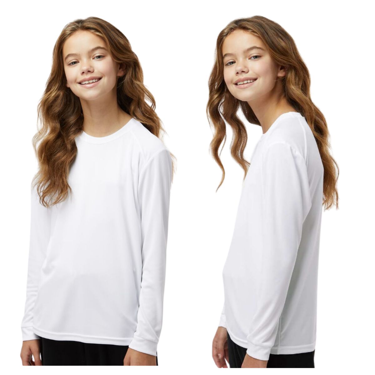 UTILISIMO - Pack 6 Camisetas Polar Primera Capa Invierno Niña