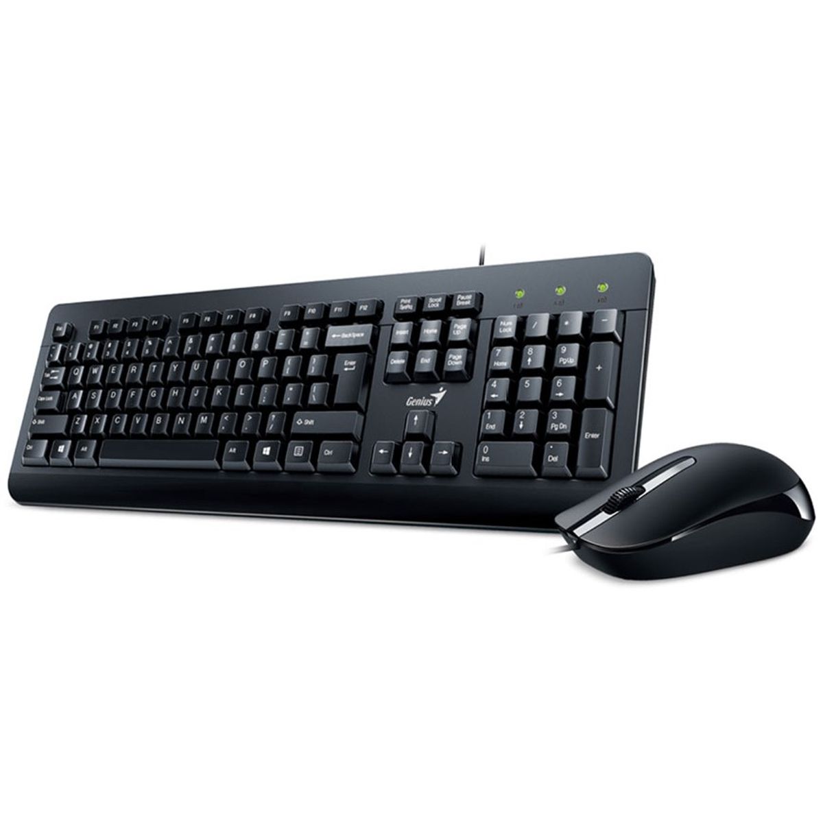 GENIUS - Kit Combo Teclado y Mouse KM-160 Cableado