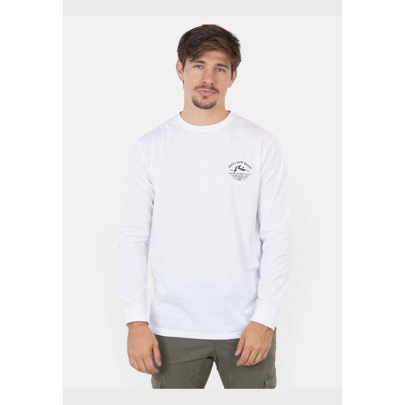 RUSTY - Polera Blot S/S Tee Blanco Hombre Rusty