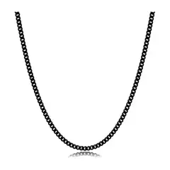 ZG JOYAS - Collar Cadena Hombre Acero Inoxidable Grumet 3mm 50cm 60cm