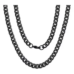 ZG JOYAS - Collar Cadena Hombre Acero Inoxidable Grumet 7mm 50cm 60cm