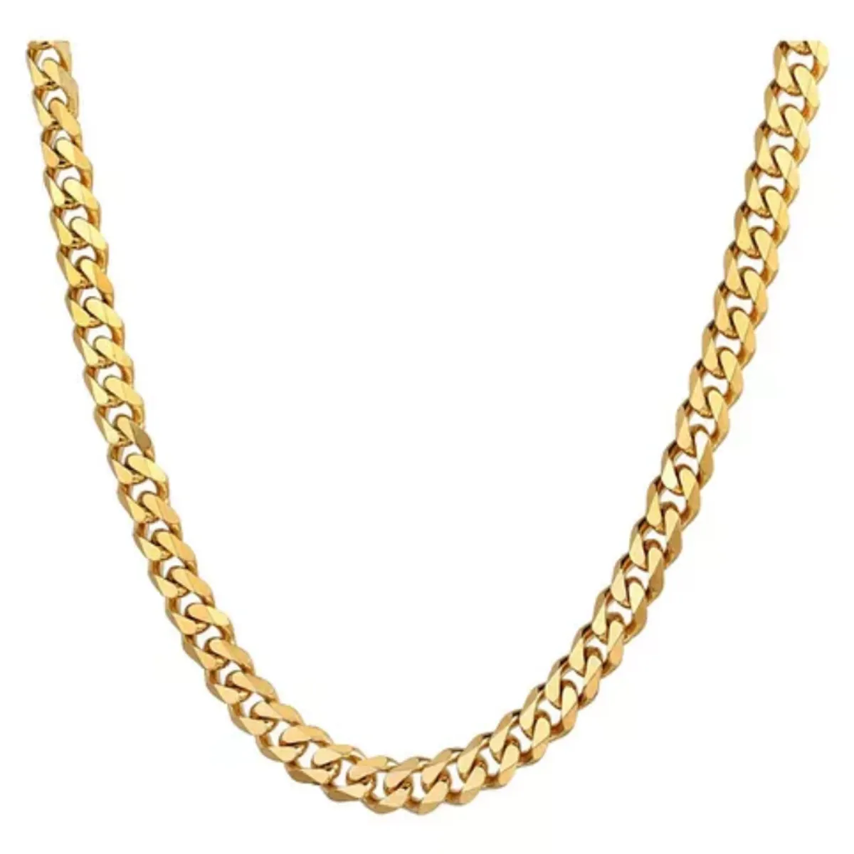 ZG JOYAS - Collar Cadena Hombre Acero Inoxidable Grumet 7mm 50cm 60cm