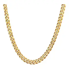 ZG JOYAS - Collar Cadena Hombre Acero Inoxidable Grumet 7mm 50cm 60cm