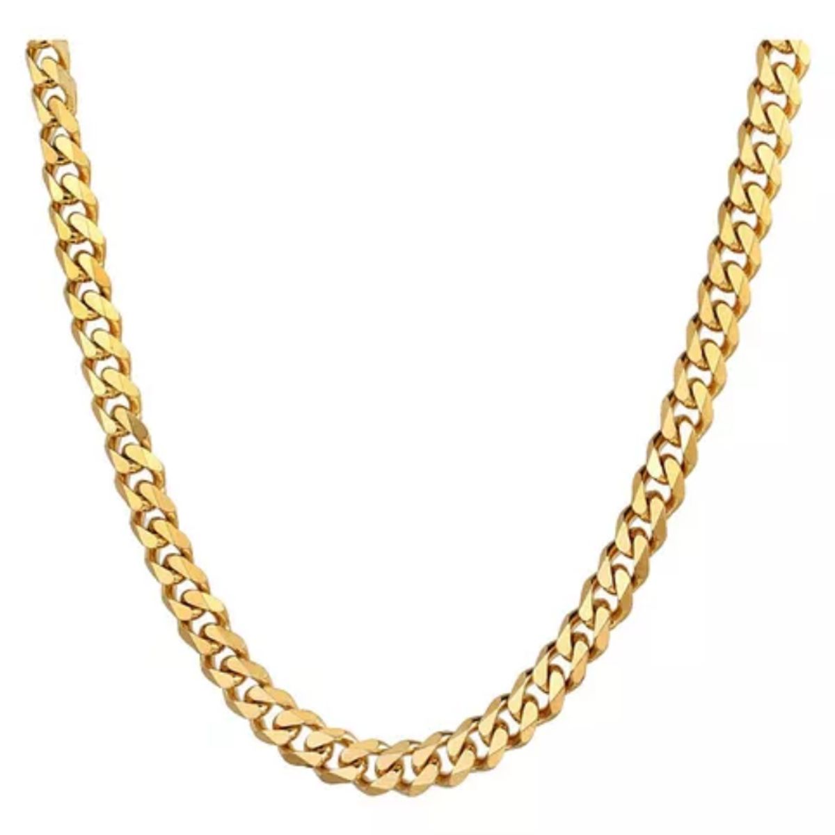 ZG JOYAS - Collar Cadena Hombre Acero Inoxidable Grumet 7mm 50cm 60cm