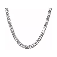 Collar Cadena Hombre Acero Inoxidable Grumet 7mm 50cm 60cm