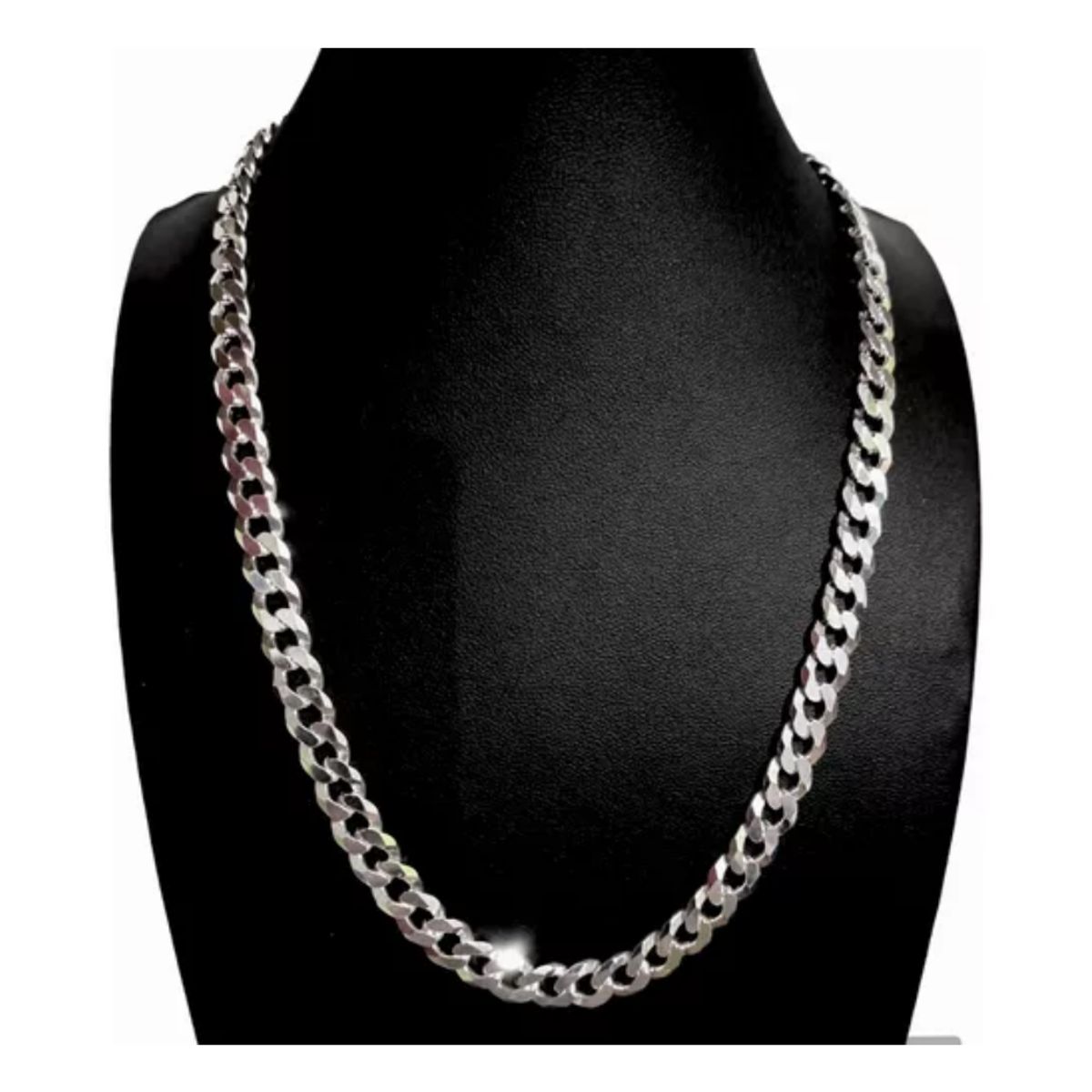 ZG JOYAS - Collar Cadena Hombre Acero Inoxidable Grumet 8mm 60cm