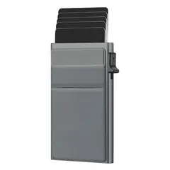 GENERICO - Tarjetero Billetera Rfid Nfc Slim Delgado Minimalista Pop Up
