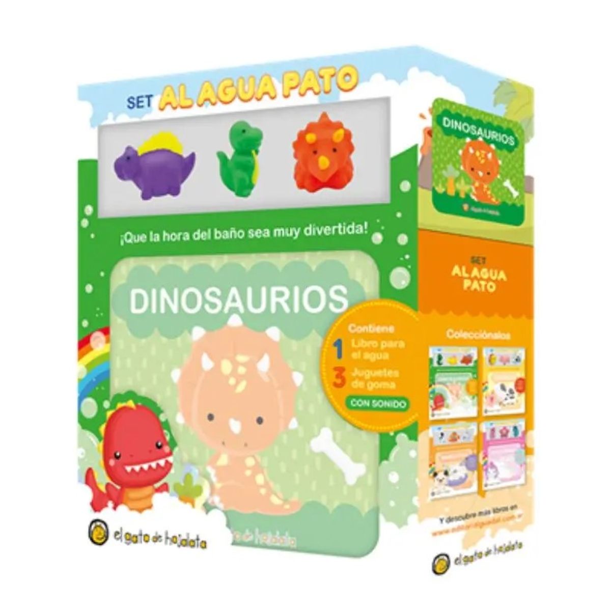 EL GATO DE HOJALATA - Libro Al agua pato - Dinosaurios - El Gato De Hojalata