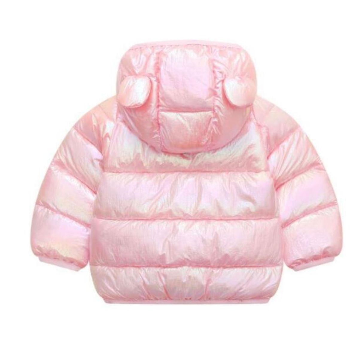 GENERICO - Parka Acolchada Metalizada con Capucha