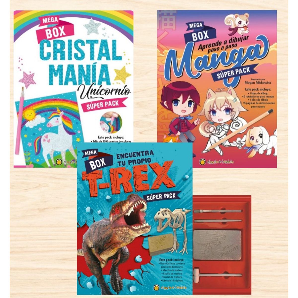 EL GATO DE HOJALATA - Libro Mega box - Dinosaurios - El Gato De Hojalata