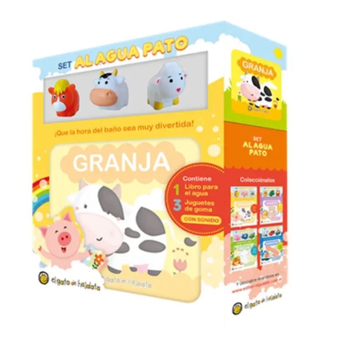 EL GATO DE HOJALATA - Libro Al agua pato - Granja - El Gato De Hojalata