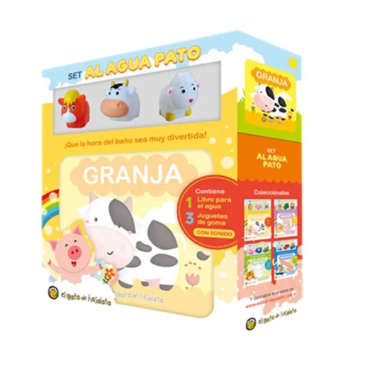 EL GATO DE HOJALATA - Libro Al agua pato - Granja - El Gato De Hojalata