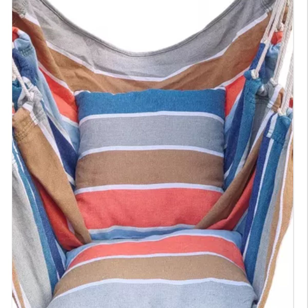 GENERICO - Silla Hamaca Con Soporte De Madera Para Camping O Jardín