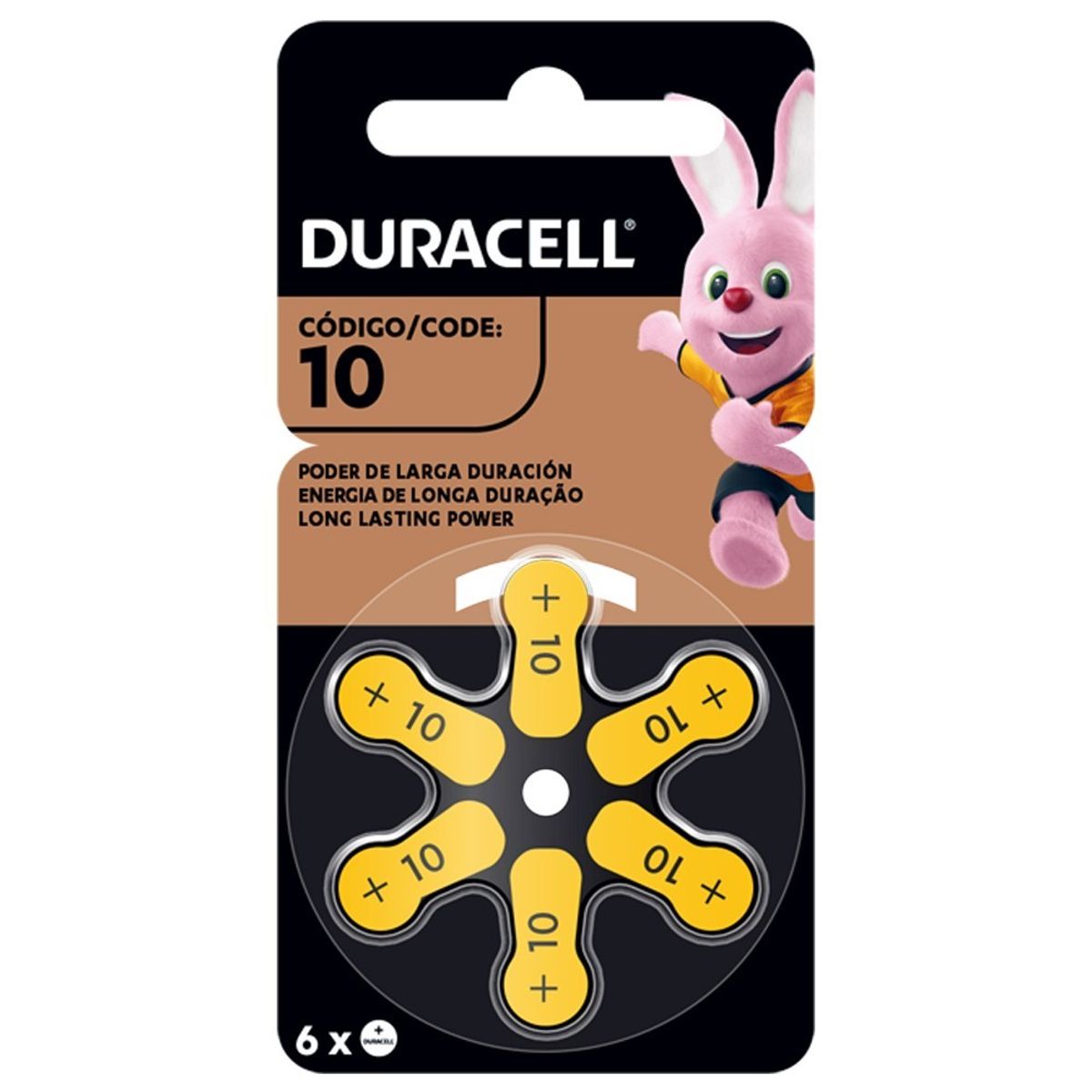 DURACELL - Pack 6 pilas Duracell Numero 10