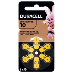 DURACELL - Pack 6 pilas Numero 10