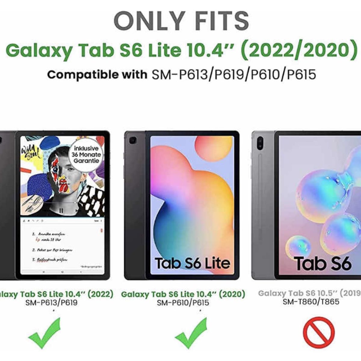 GENERICO - Lamina De Vidrio Samsung Galaxy Tab S6 Lite P610 / P615 10.4