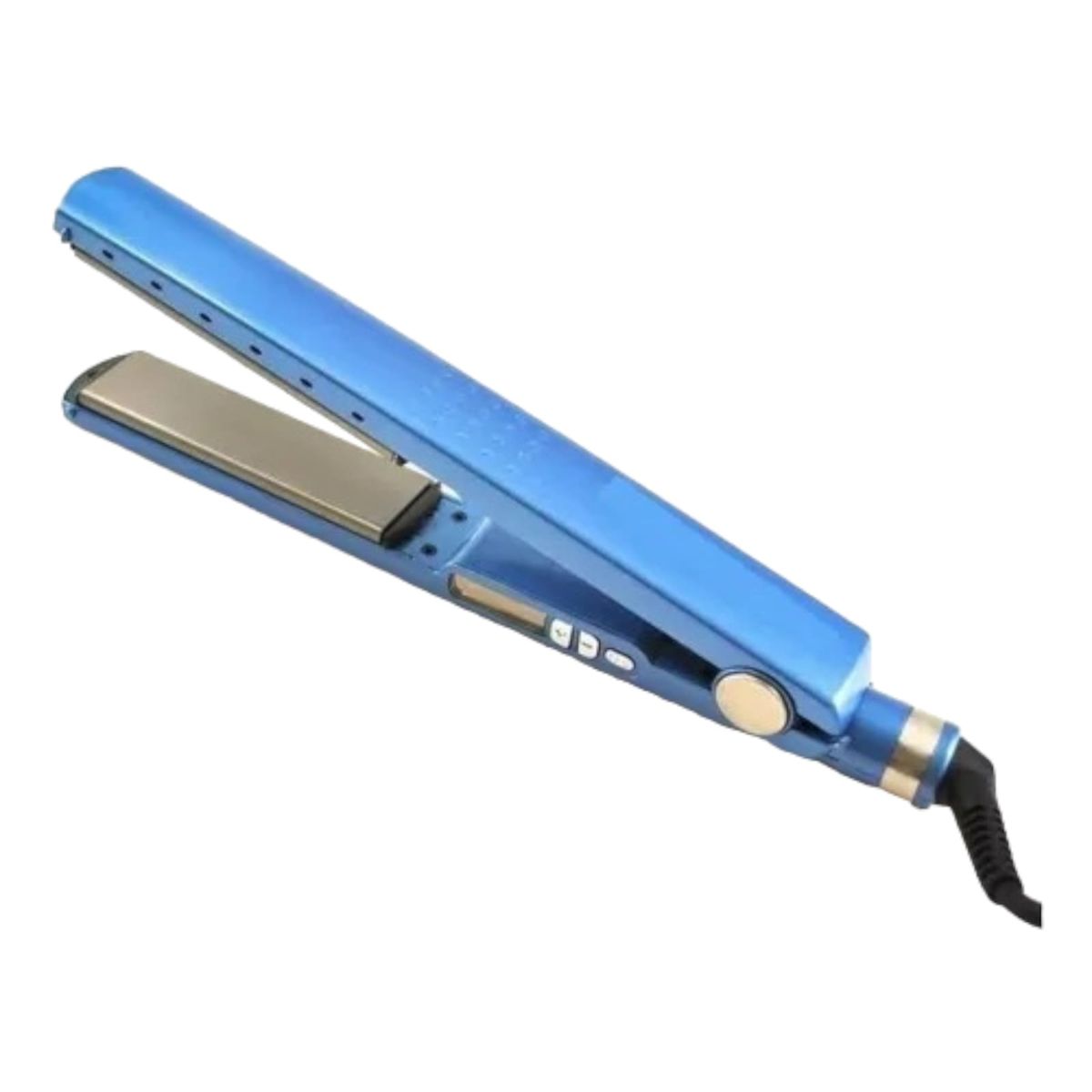 GENERICO - Alisadora Profesional De Pelo Nano Titanio 450° F Celeste