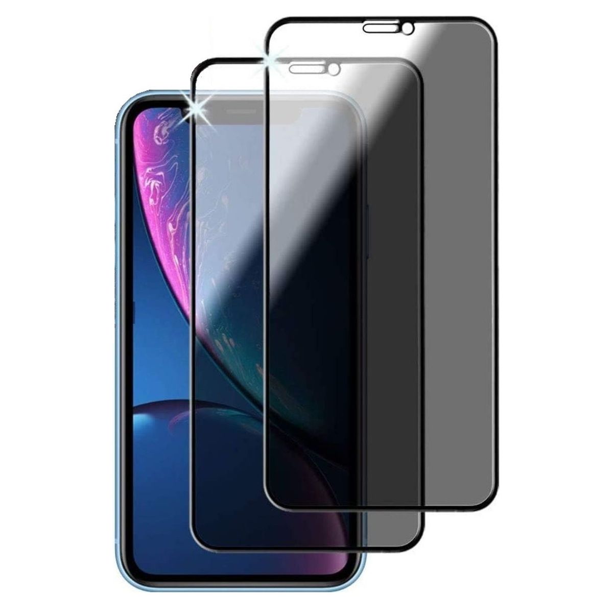 GENERICO - Lamina de Vidrio Templado Antiespia Para iPhone 11