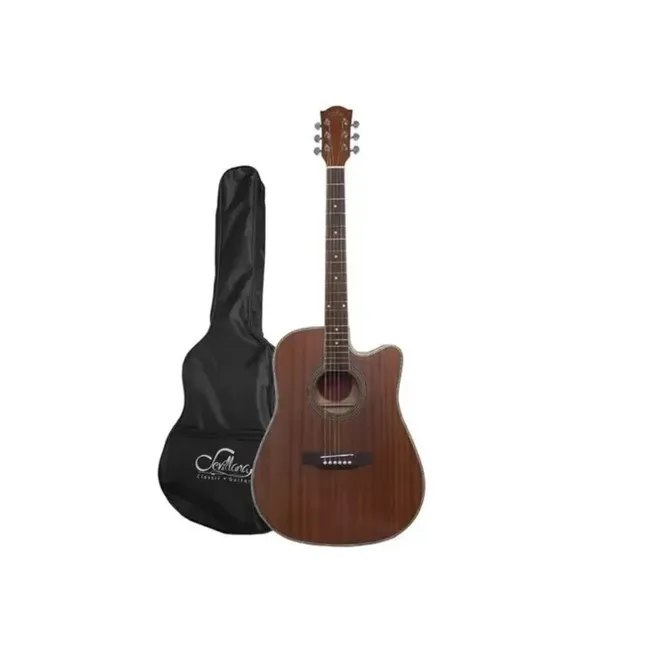 SEVILLANA - Guitarra Electroacustica Sevillana 41 Pulgadas Con Funda